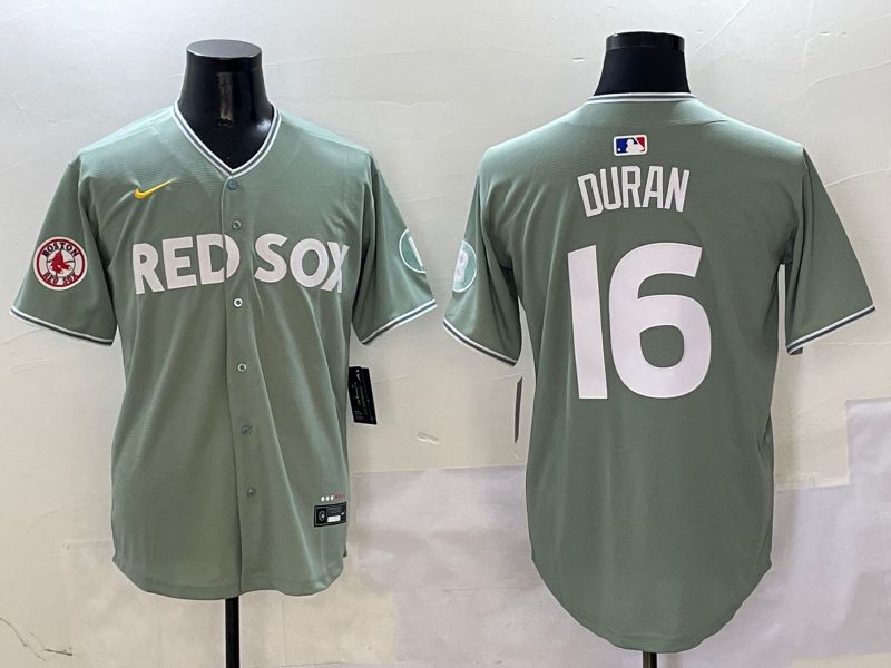 Men Boston Red Sox #16 Duran Green Joint Name Game Nike 2025 MLB Jersey style 6->washington commanders->NFL Jersey